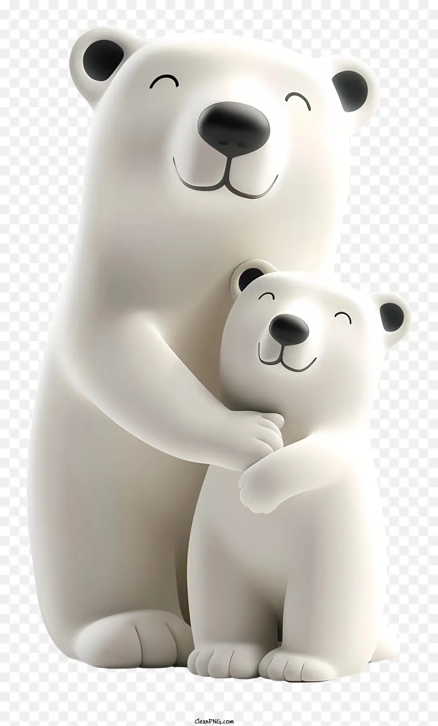 Dia Internacional Do Urso Polar，Urso Polar E Filhote PNG