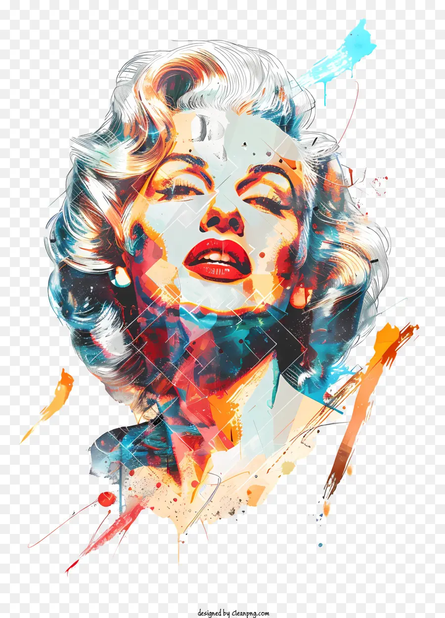 Marilyn Monroe，Pop Art PNG