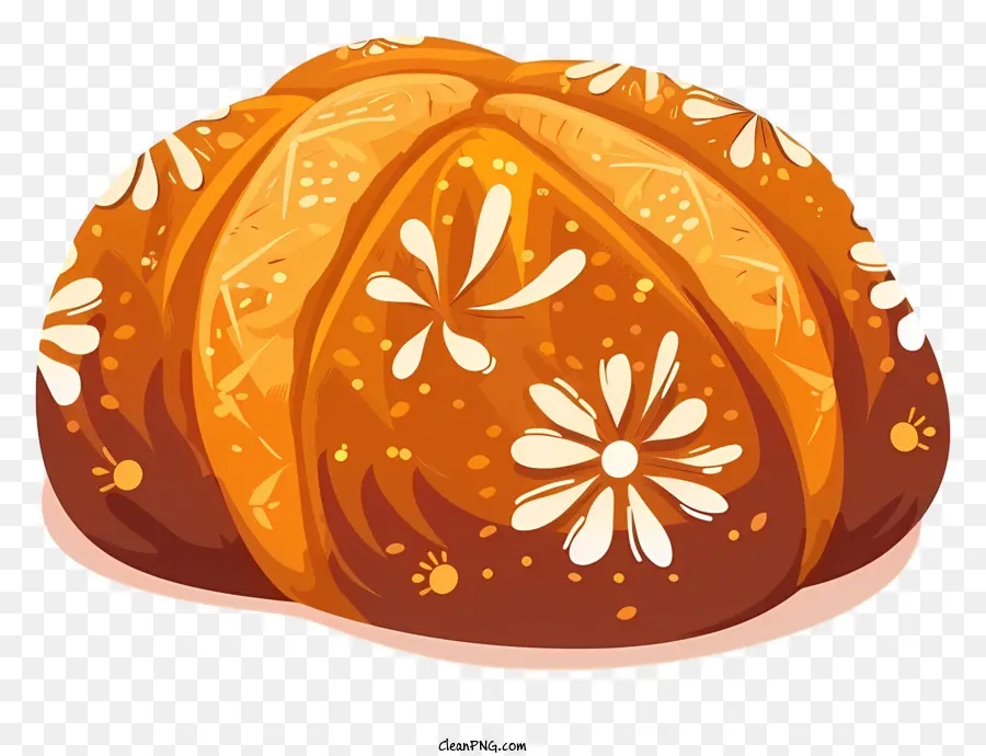 Pan De Muerto，Pão Artesanal PNG