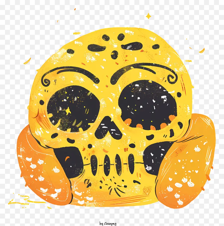 Pan De Muerto，Crânio PNG