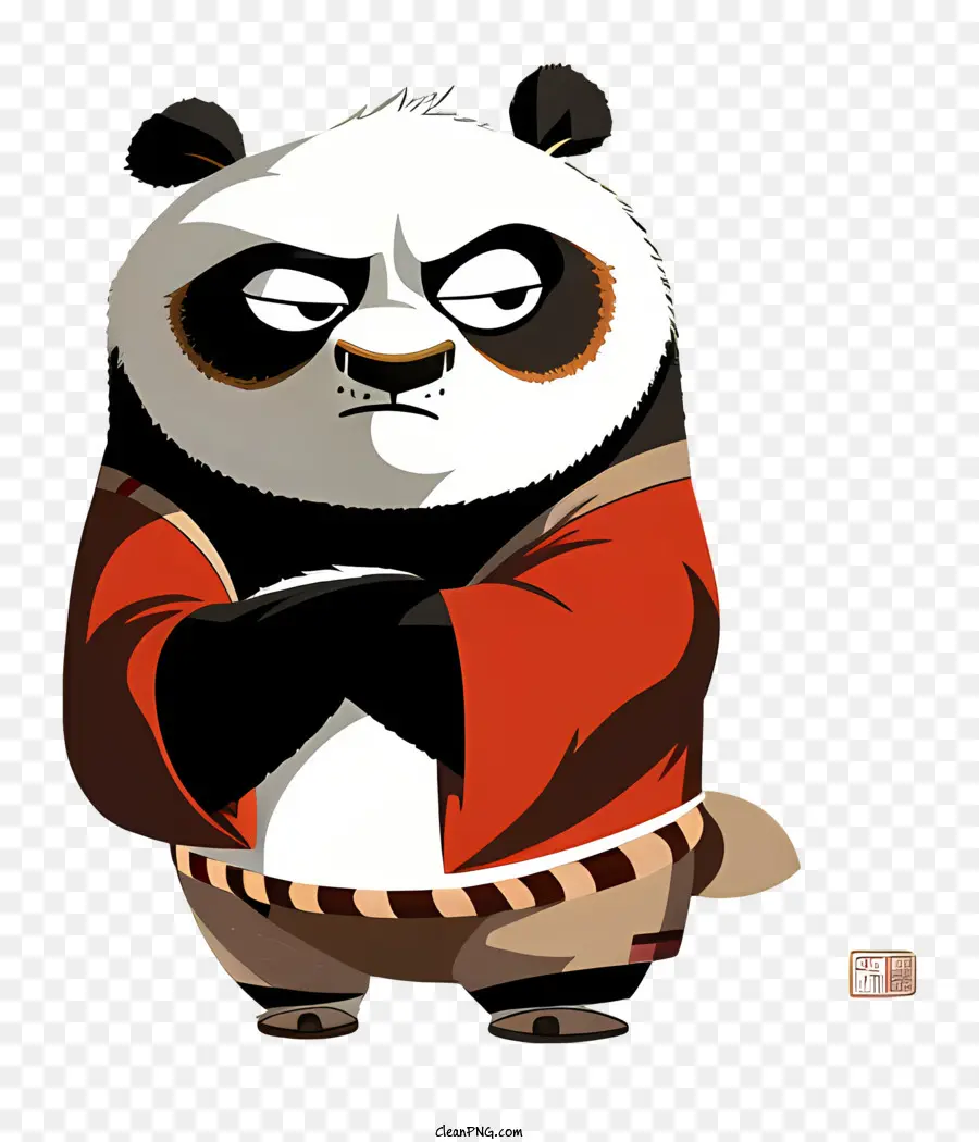 Kung Fu Panda，Angry Panda PNG