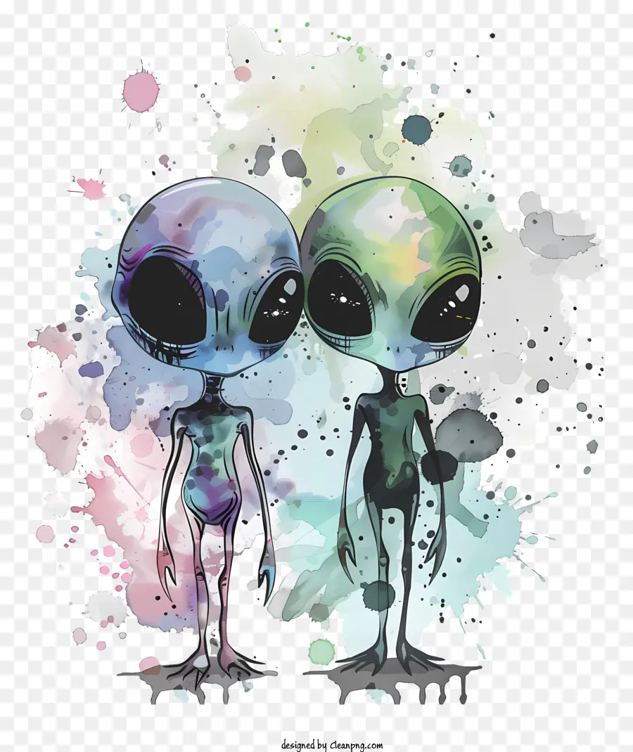 Desenhos Animados Estrangeiros，Aliens PNG