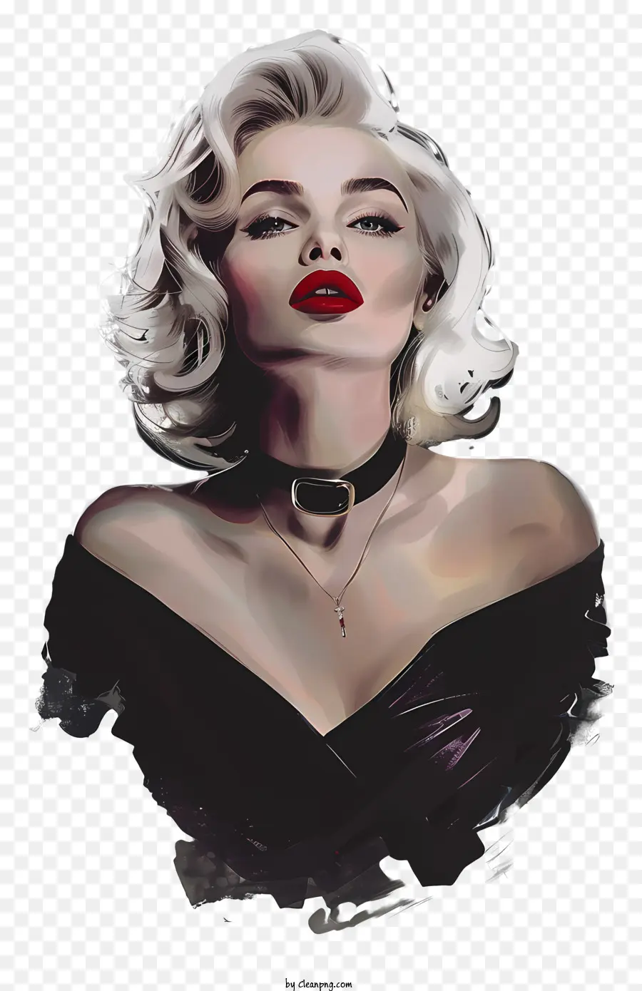 Marilyn Monroe，Digital Art PNG