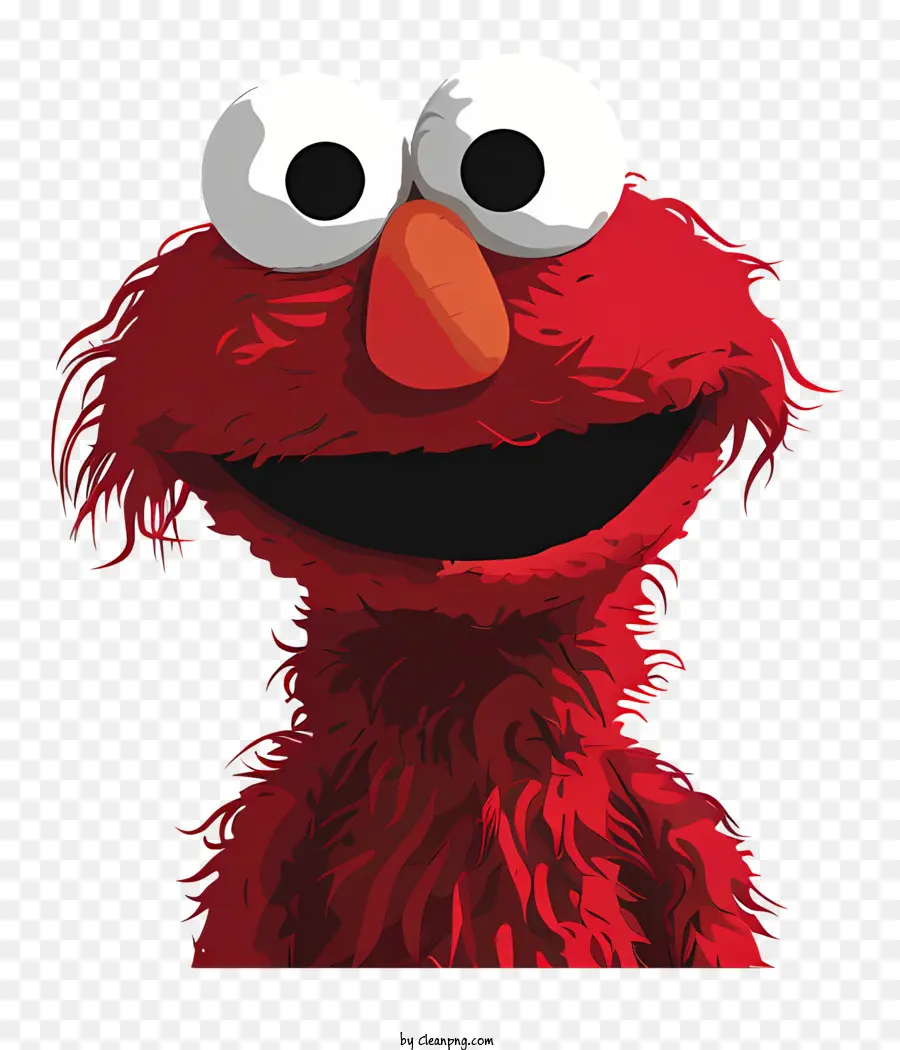 Elmo，Monstro Vermelho PNG