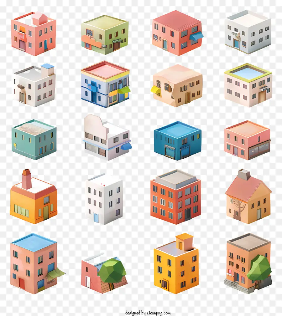 Blocos De Construção，Paisagem Urbana PNG