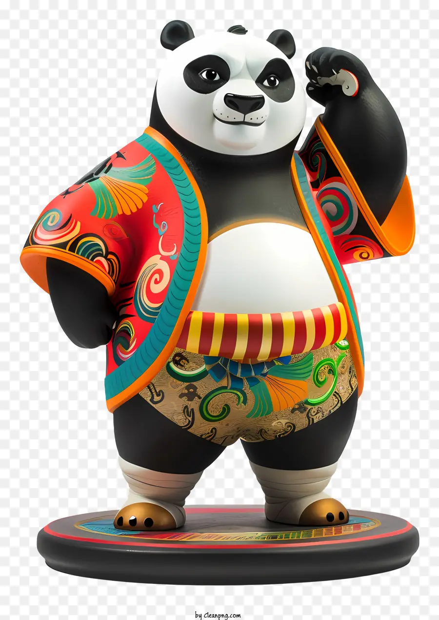 Kung Fu Panda，Estatueta Do Panda PNG
