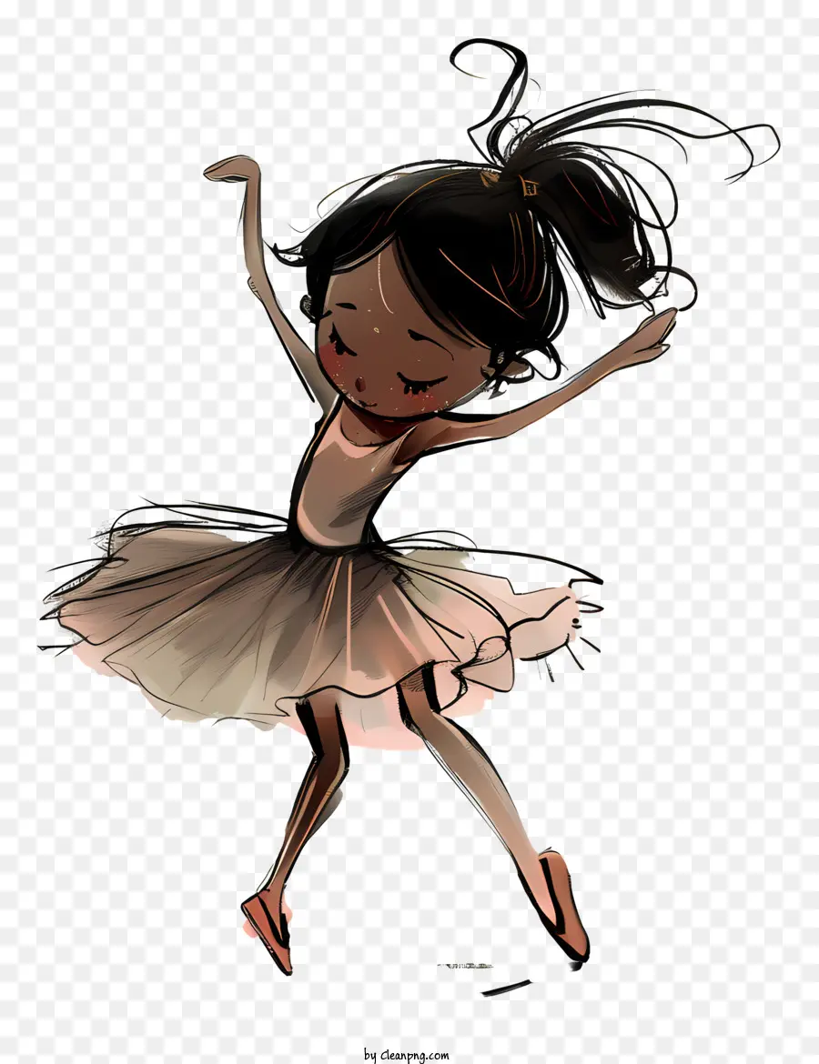 Balé De Dança De Menina，Bailarina PNG