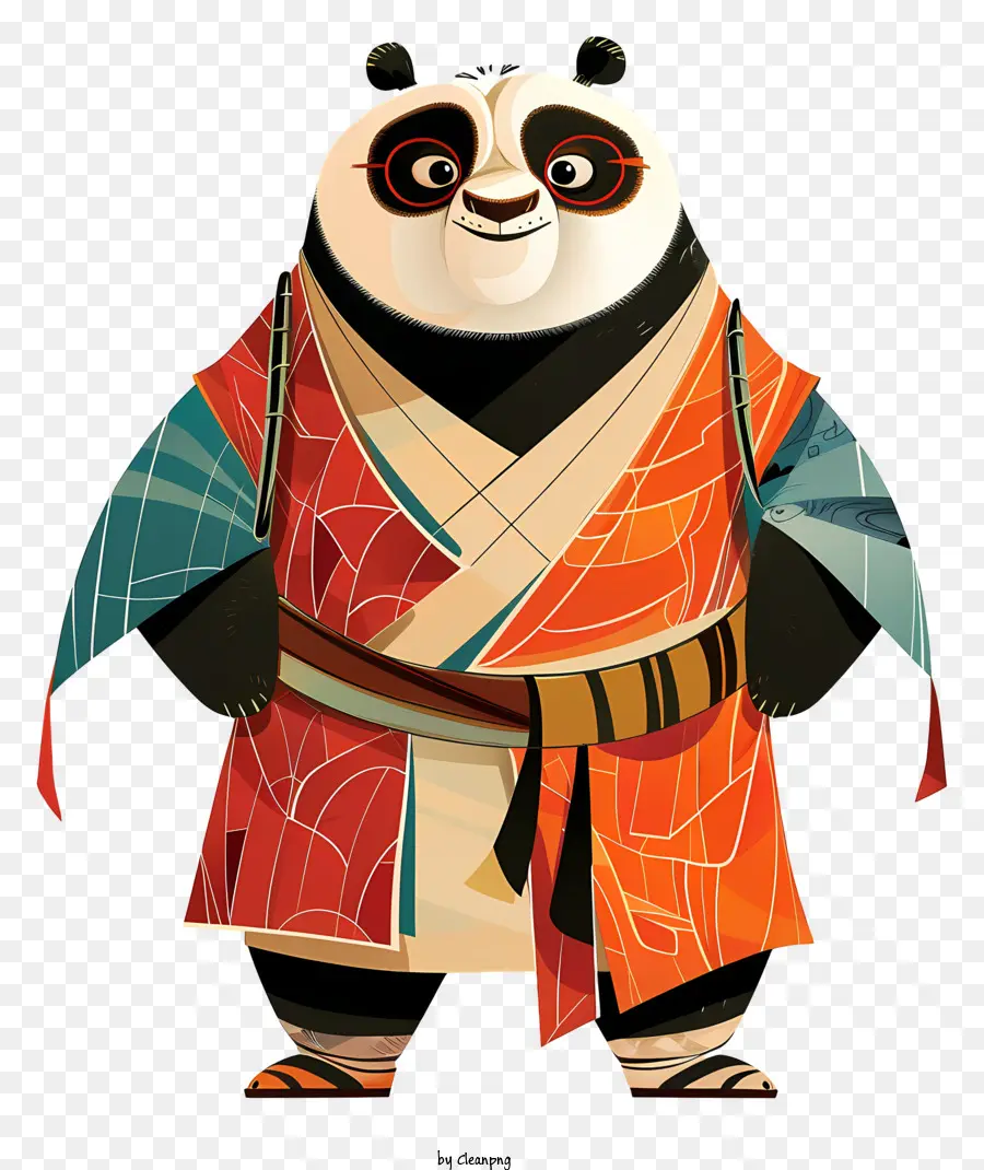 Kung Fu Panda，Renderização Em 3d PNG