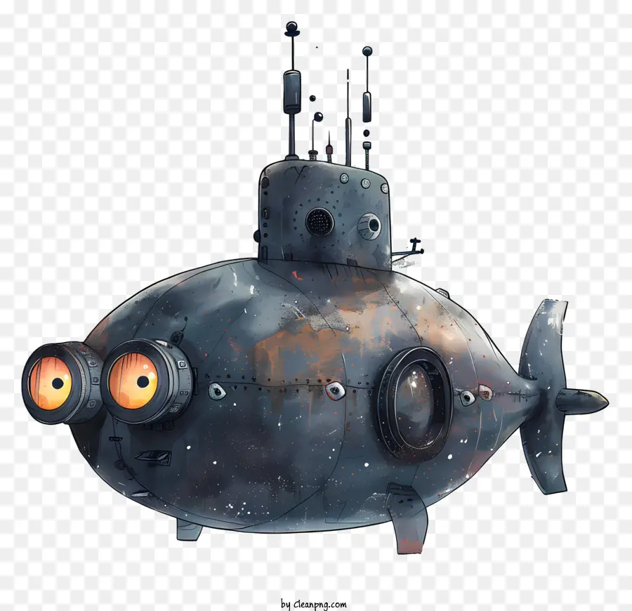 Submarino Dia，Submarino Estranho PNG