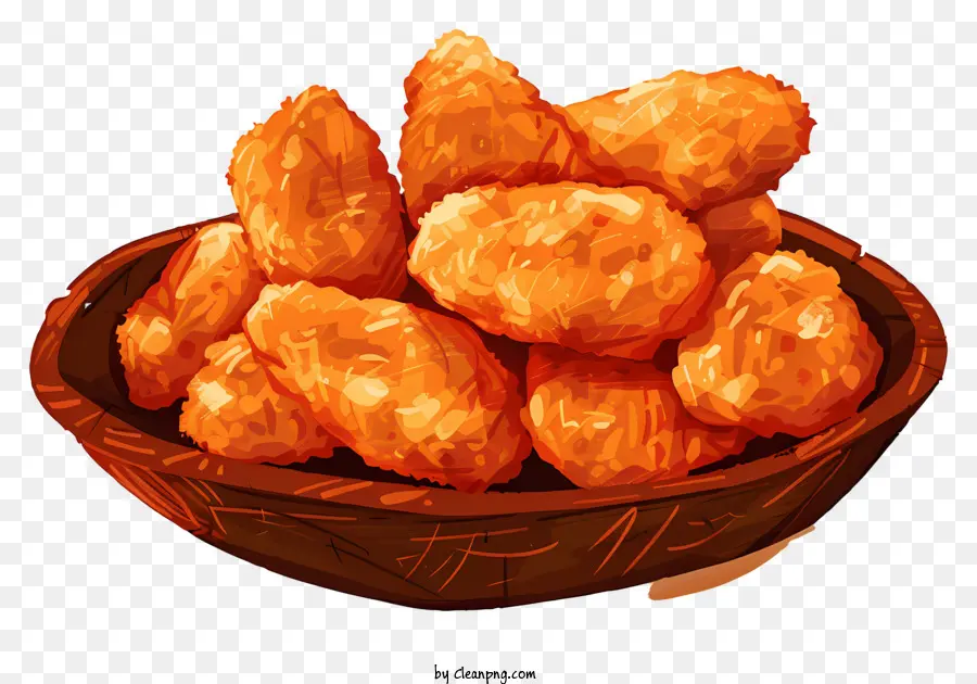 Nuggets De Frango，Frito PNG