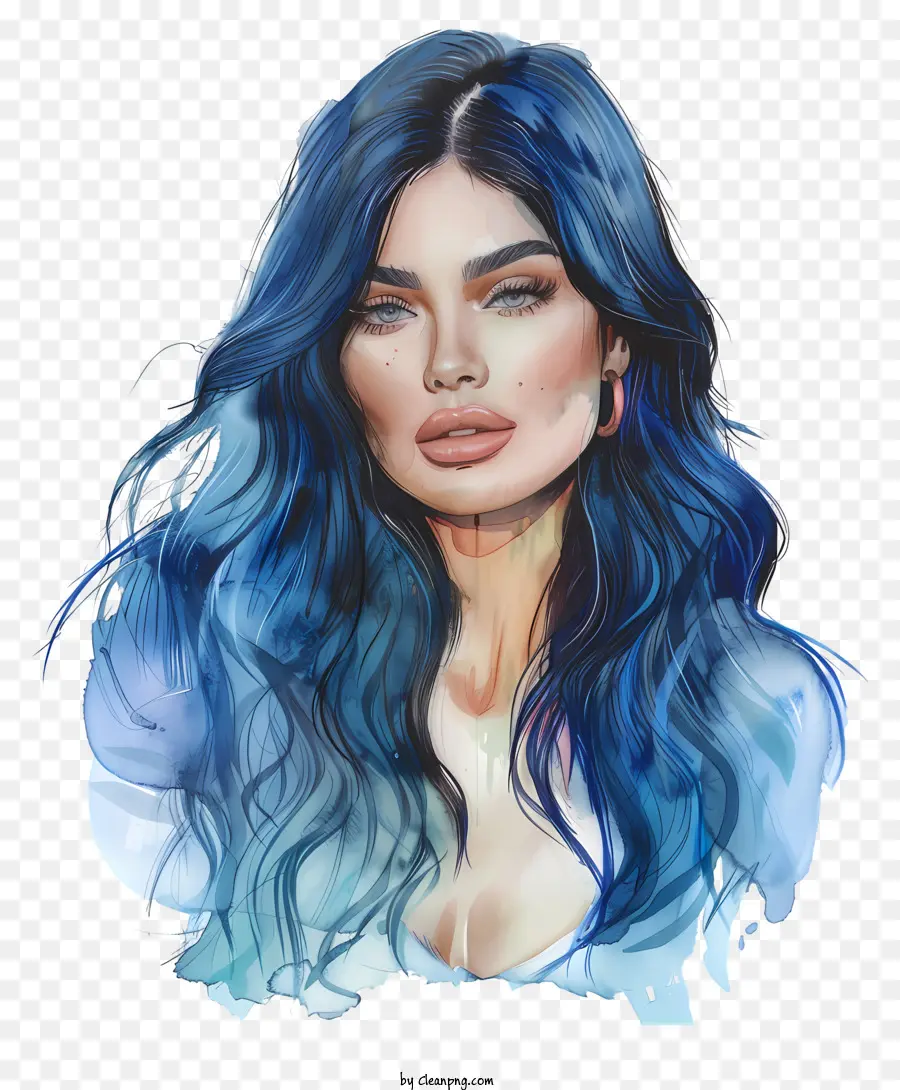 Kylie Jenner，Pintura Digital PNG