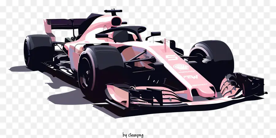 Carro De Fórmula 1，Carro De Corrida Rosa PNG