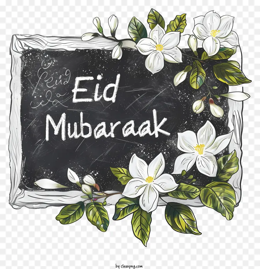 Eid Mubarak，Blackboard PNG