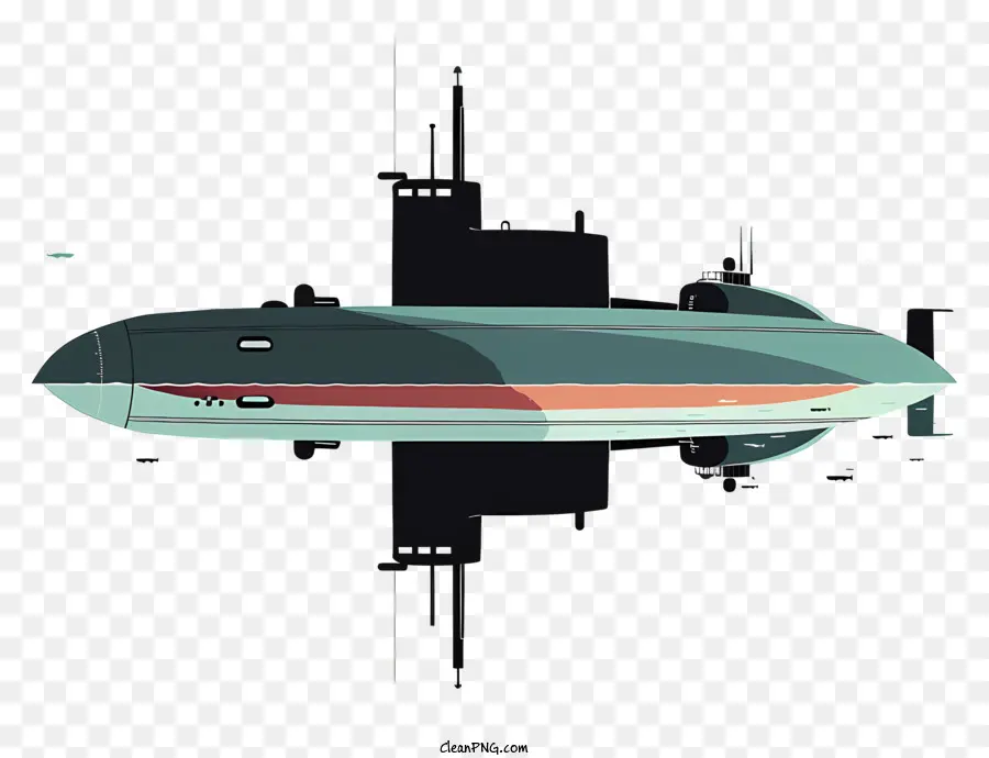 Submarino Dia，Submarino Antiquado PNG