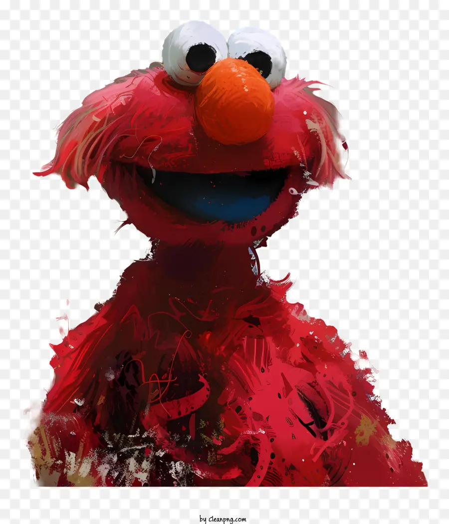 Elmo，Monstro Vermelho PNG