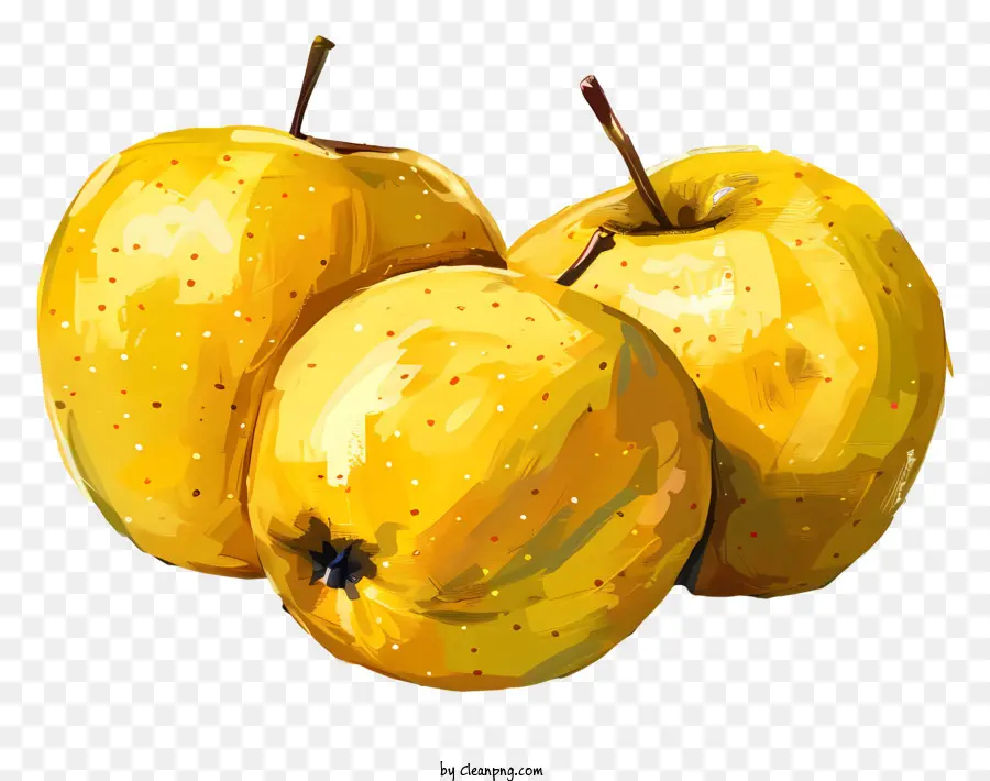 Maçãs Amarelas，Fresh Fruit PNG