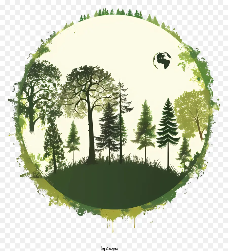Dia Internacional Da Floresta，Verde Floresta PNG