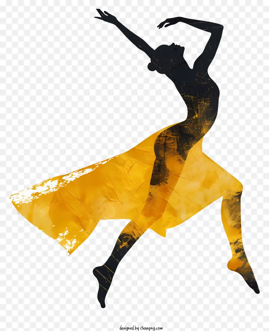 Dançarina Silhueta，Dança PNG