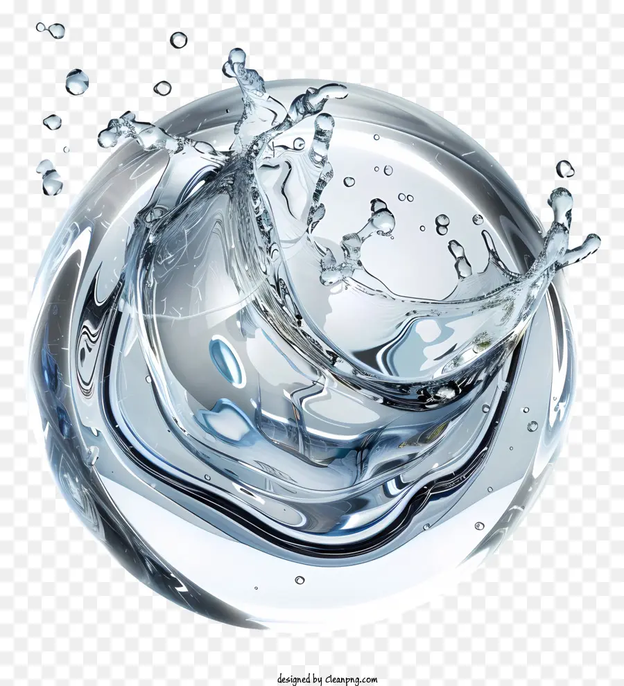 Dia Mundial Da água，Esfera De Água PNG
