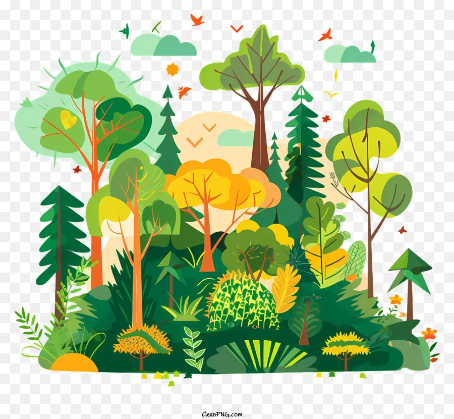 Dia Internacional Das Florestas，Verde Floresta PNG