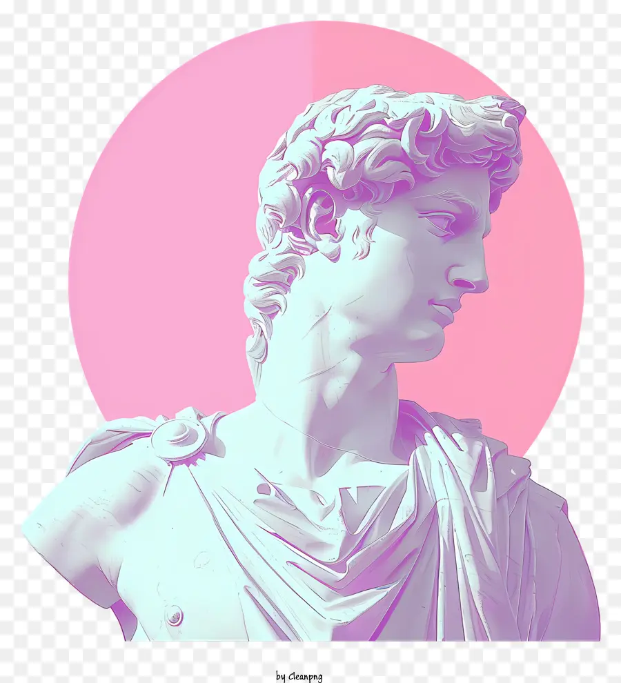 Vaporwave，Estátua PNG