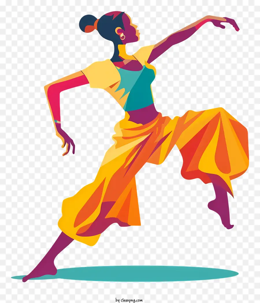 Dançarina Silhueta，Dança PNG