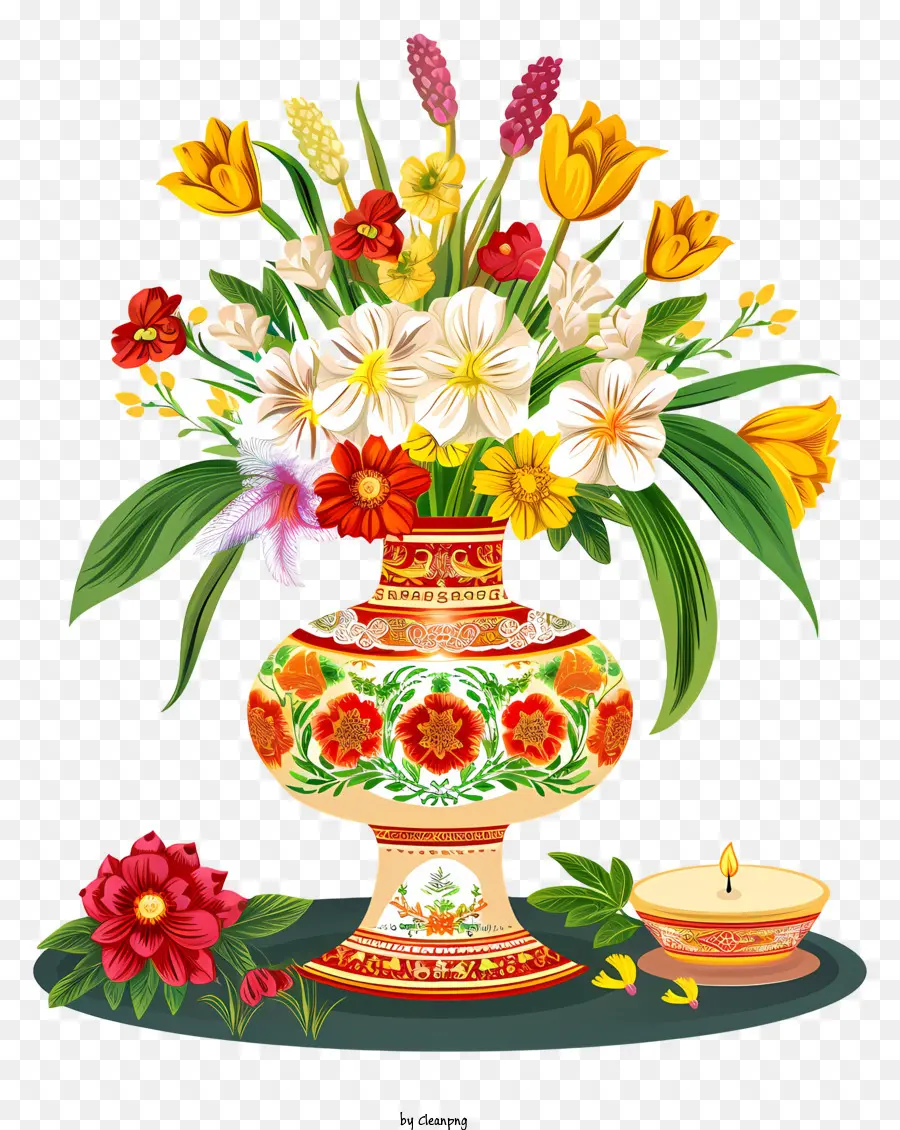 Feliz Agora Ruz，Flores PNG