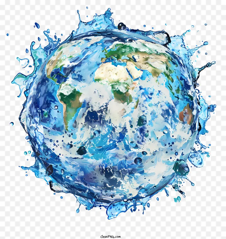Dia Mundial Da água，Earth PNG