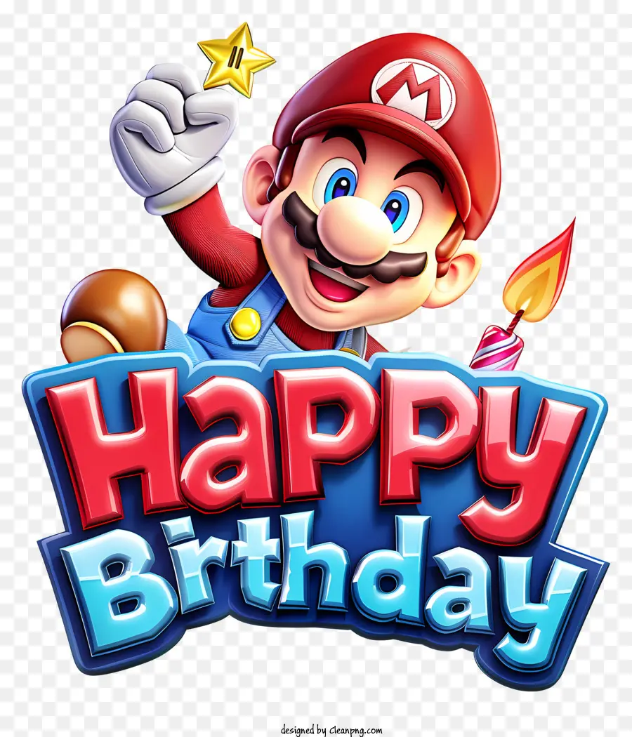 Festa De Aniversário De Mario，Mario PNG