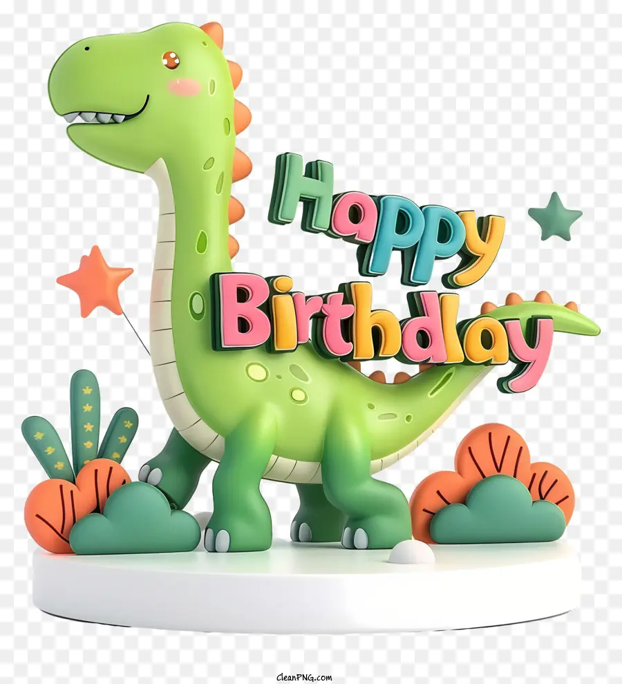 Dinossauro，Feliz Aniversário PNG