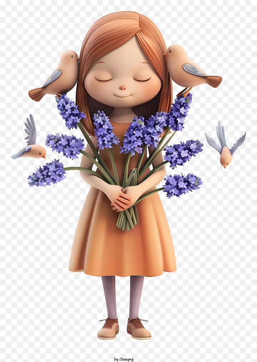 Primavera，Menina PNG