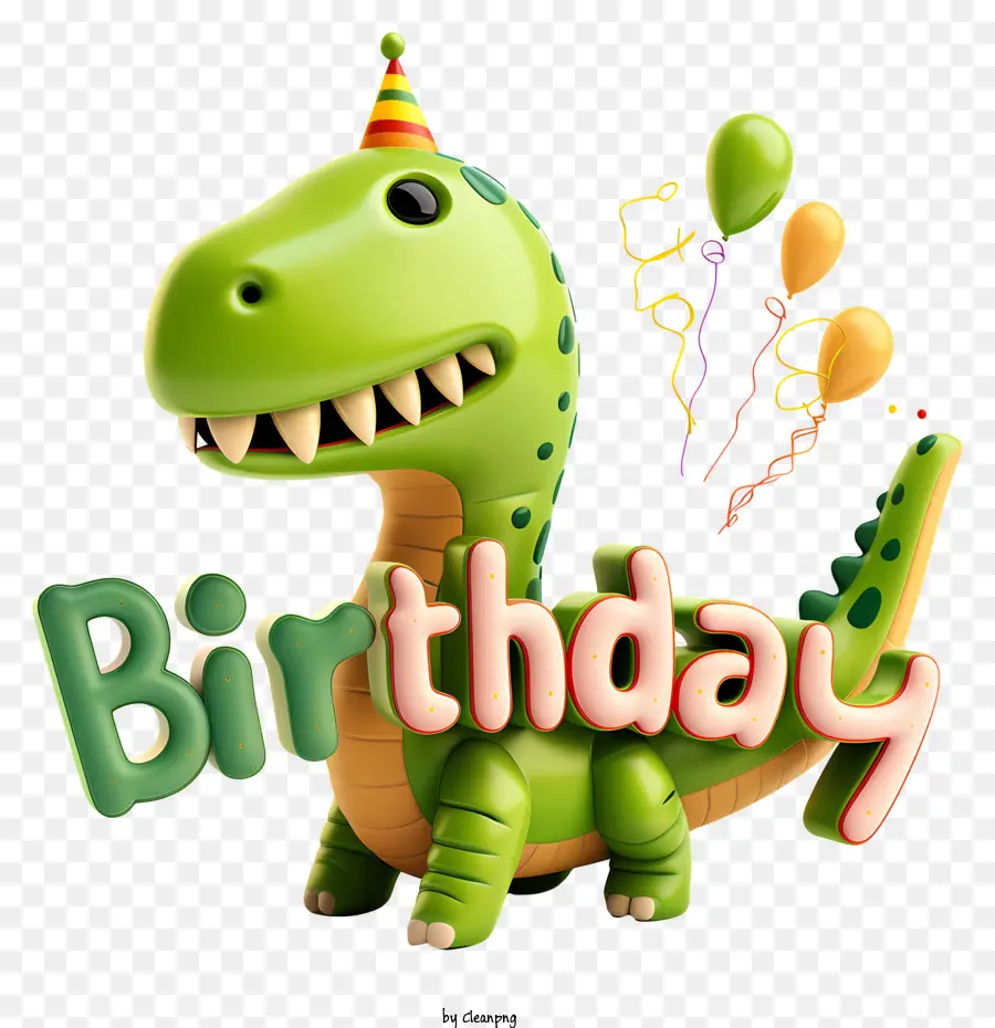 Dinossauro，Feliz Aniversário PNG