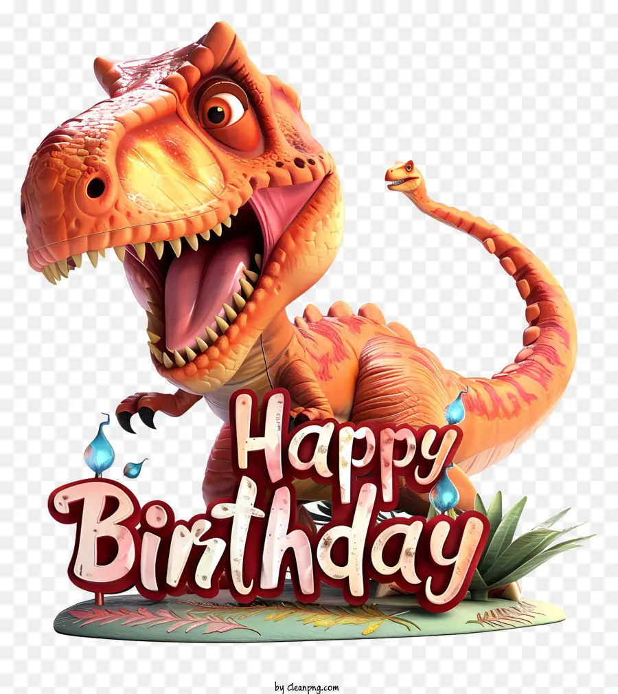 Dinossauro，Feliz Aniversário PNG