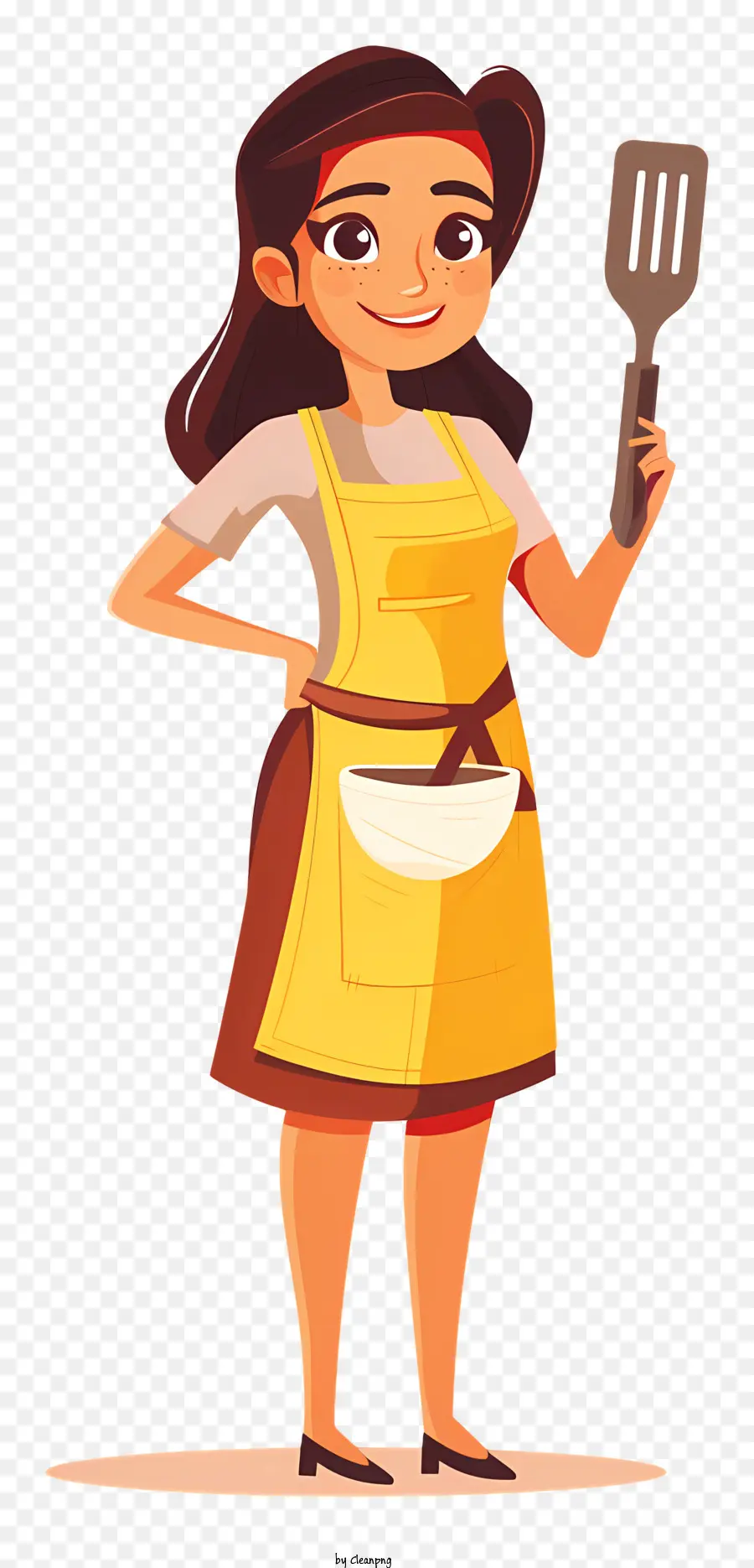 Cartoon Da Mulher De Cozinha，Cozinhar PNG