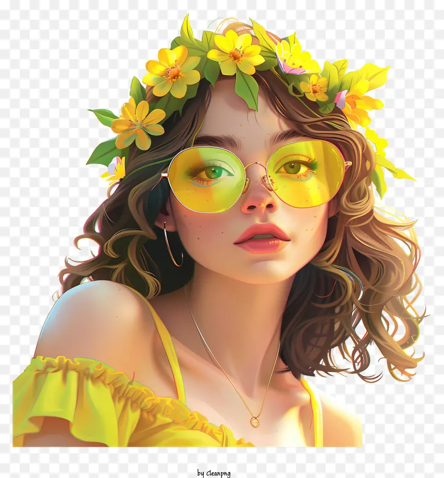 Primavera，Menina PNG