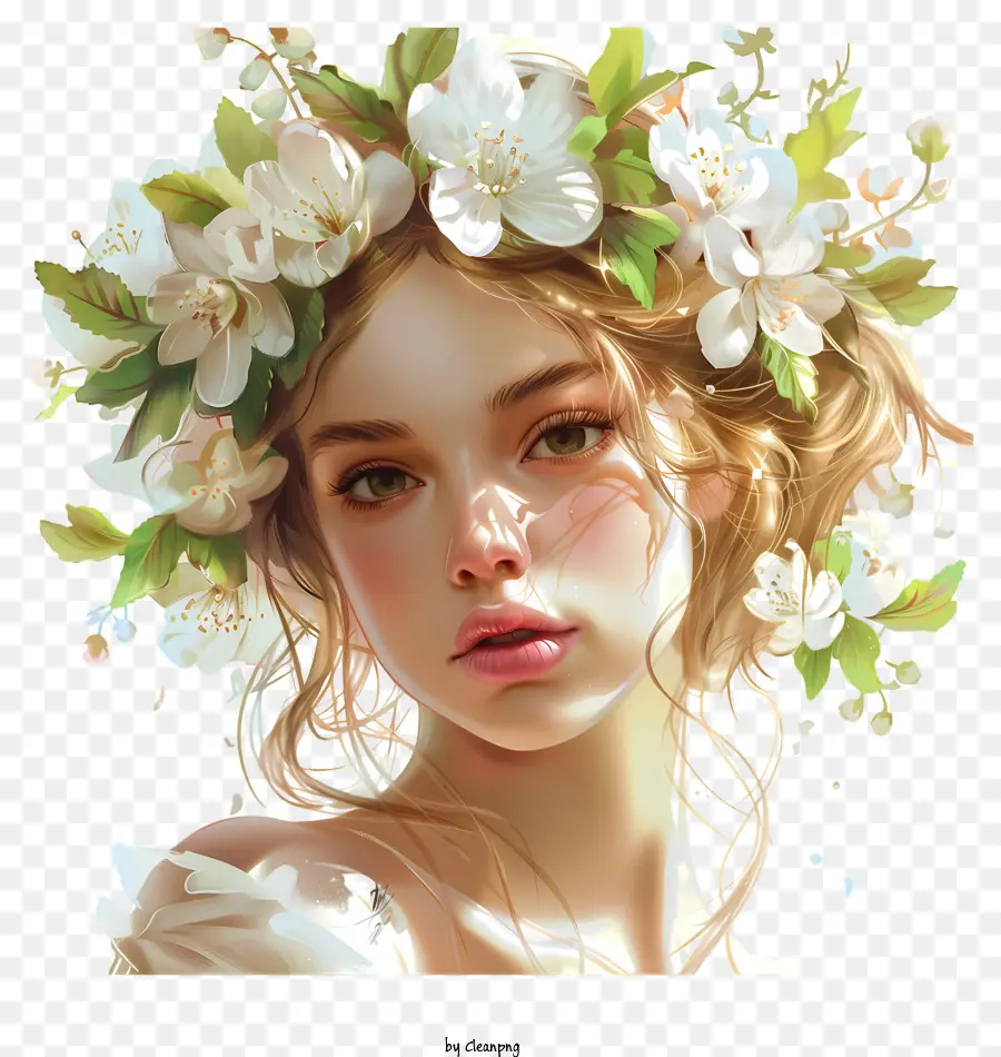 Primavera，Menina PNG