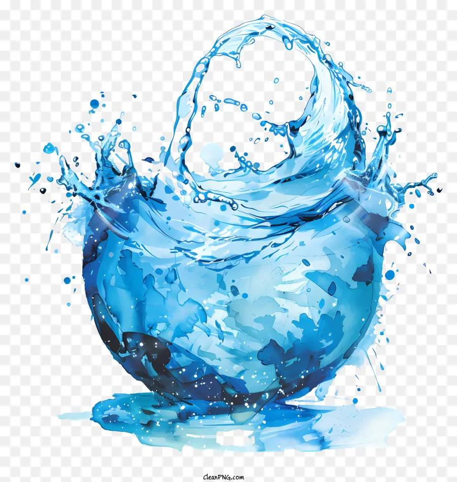 Dia Mundial Da água，Esfera De Água PNG