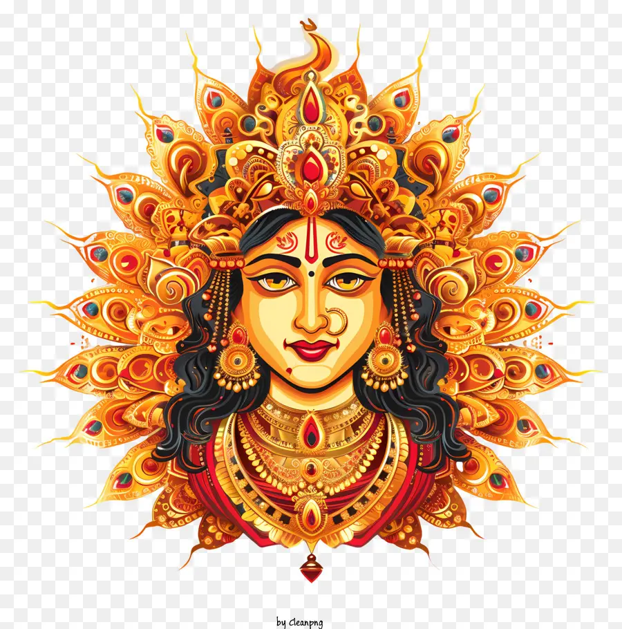 Durga Maa，Parvati PNG