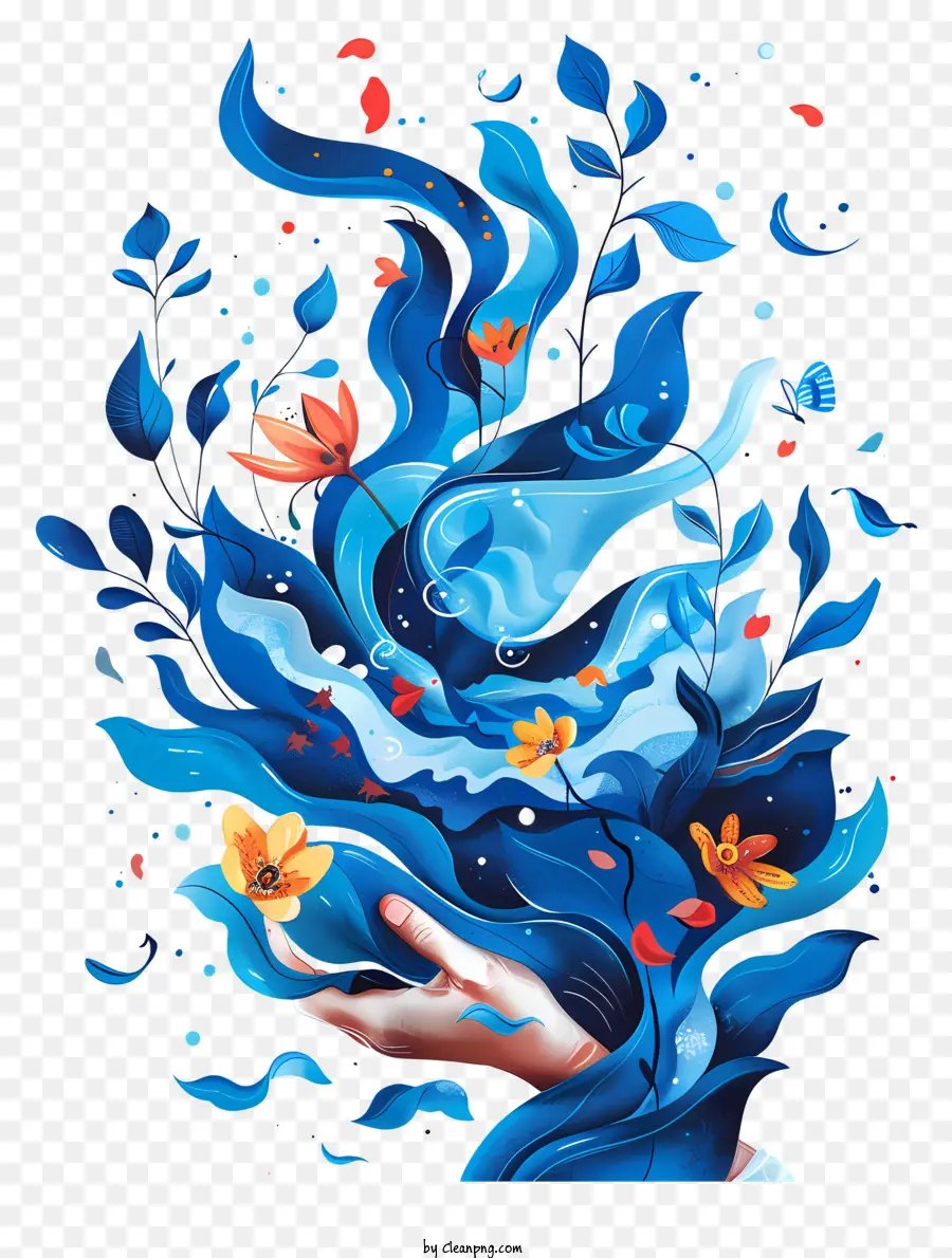 Dia Mundial Da água，Pintura Em Aquarela PNG