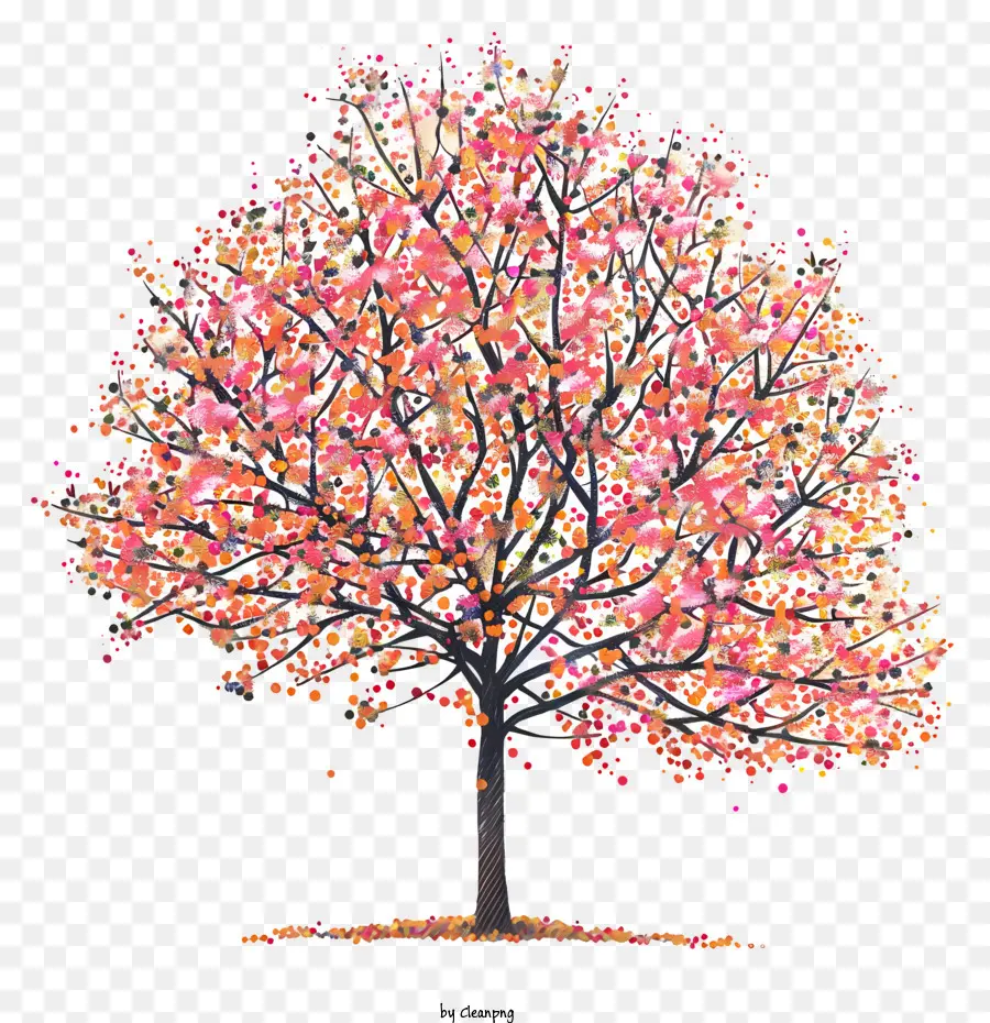 árvore Da Primavera，Autumn Tree PNG