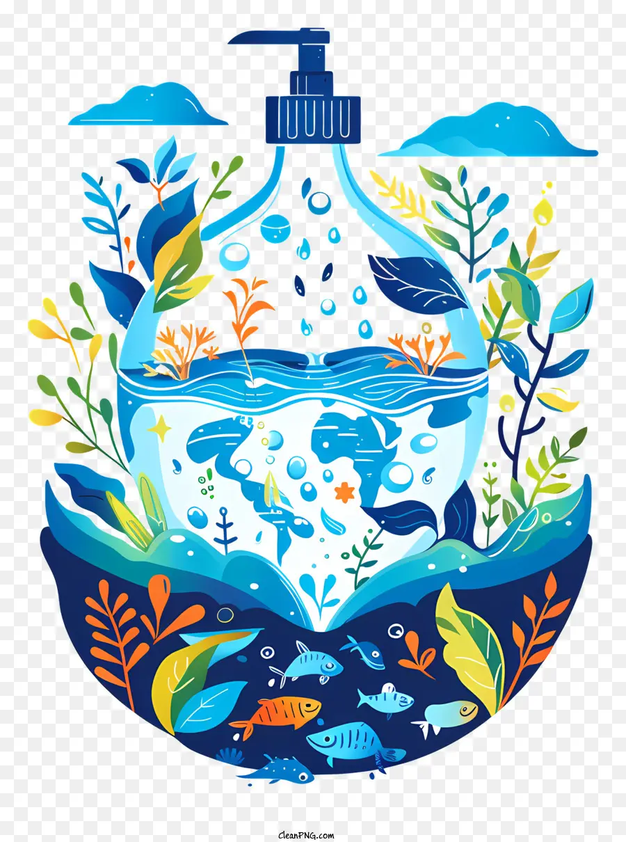 Dia Mundial Da água，Oceano PNG