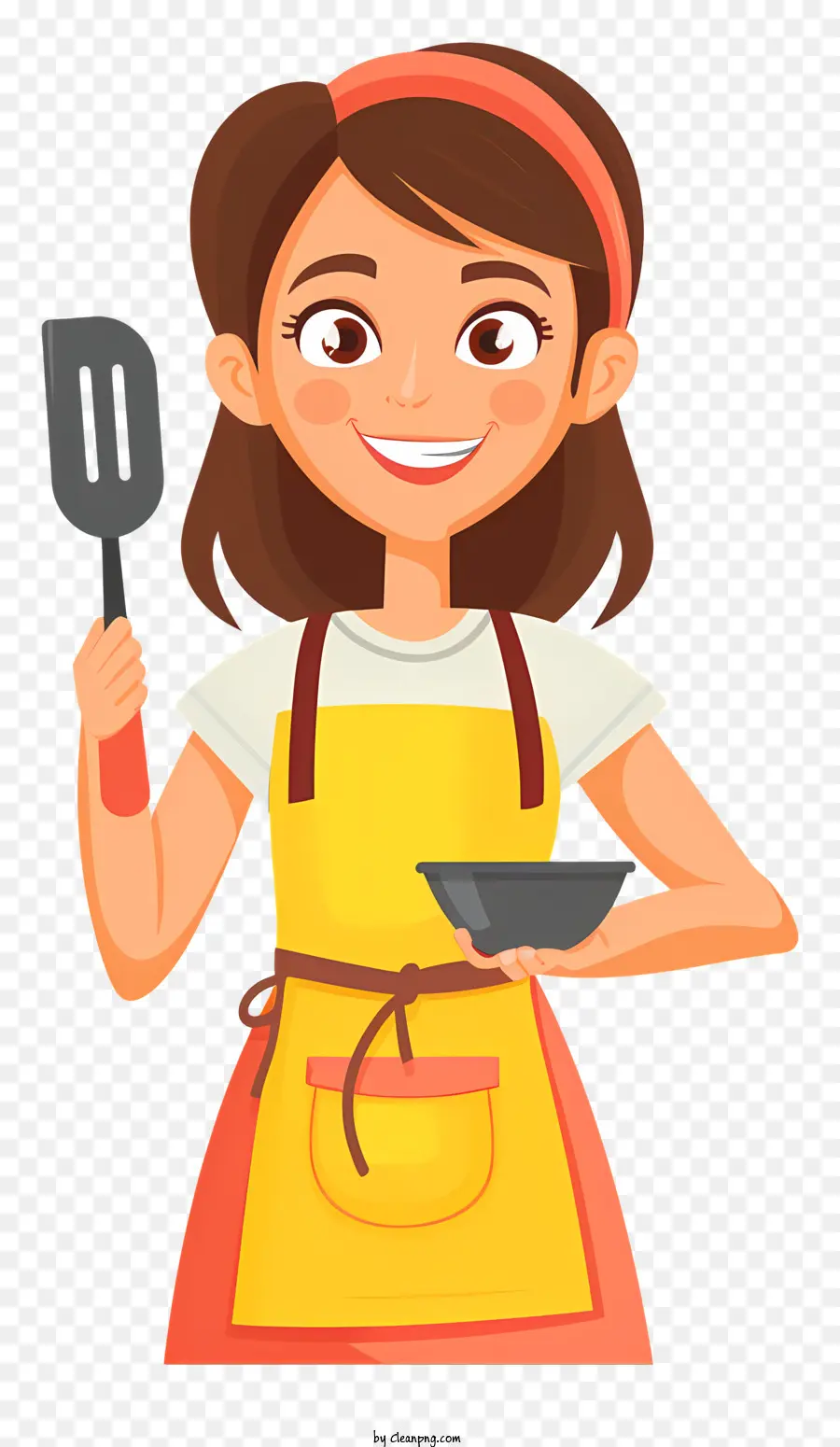 Cartoon Da Mulher De Cozinha，Cozinhar PNG