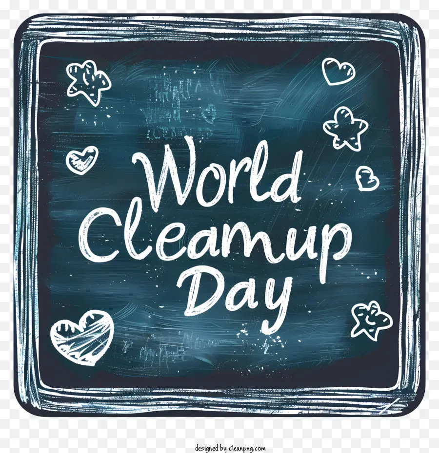 World Cleanup Dia，Blue Rangoboard PNG