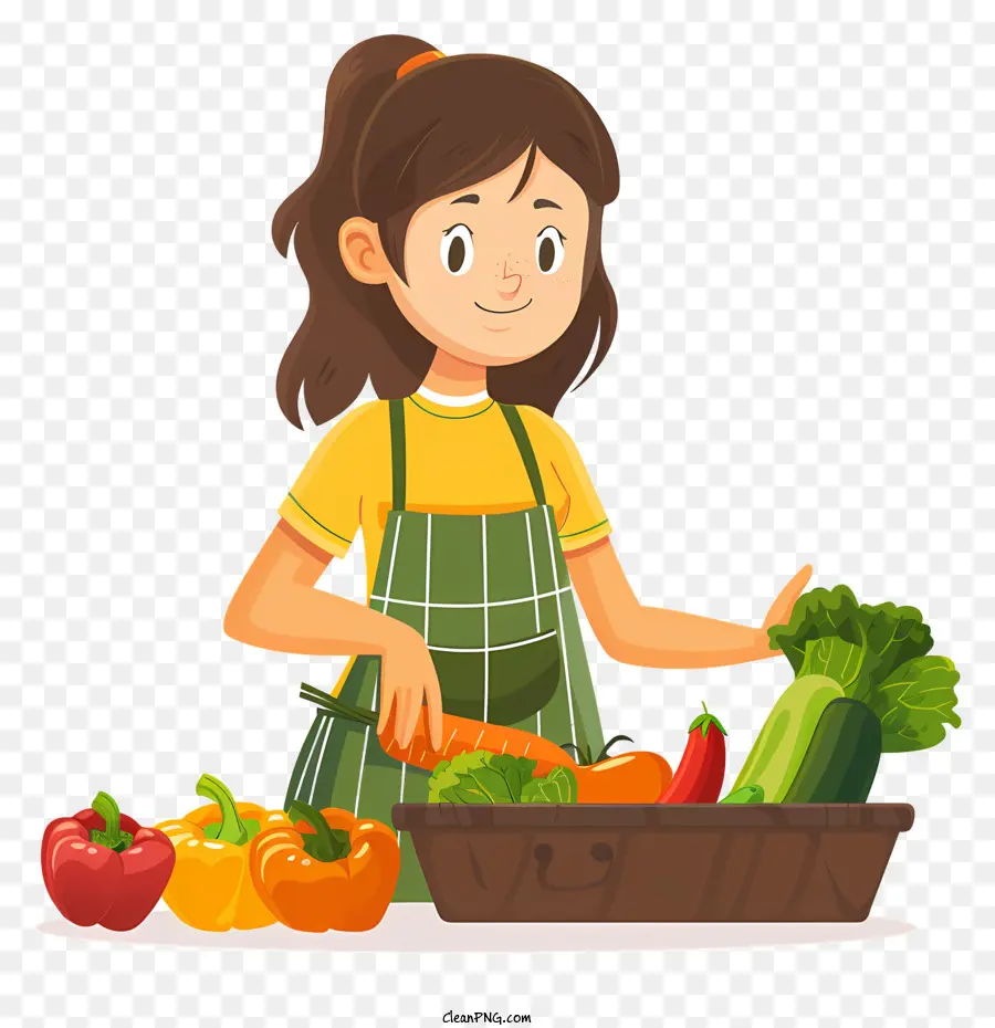 Cartoon Da Mulher De Cozinha，Mulher PNG