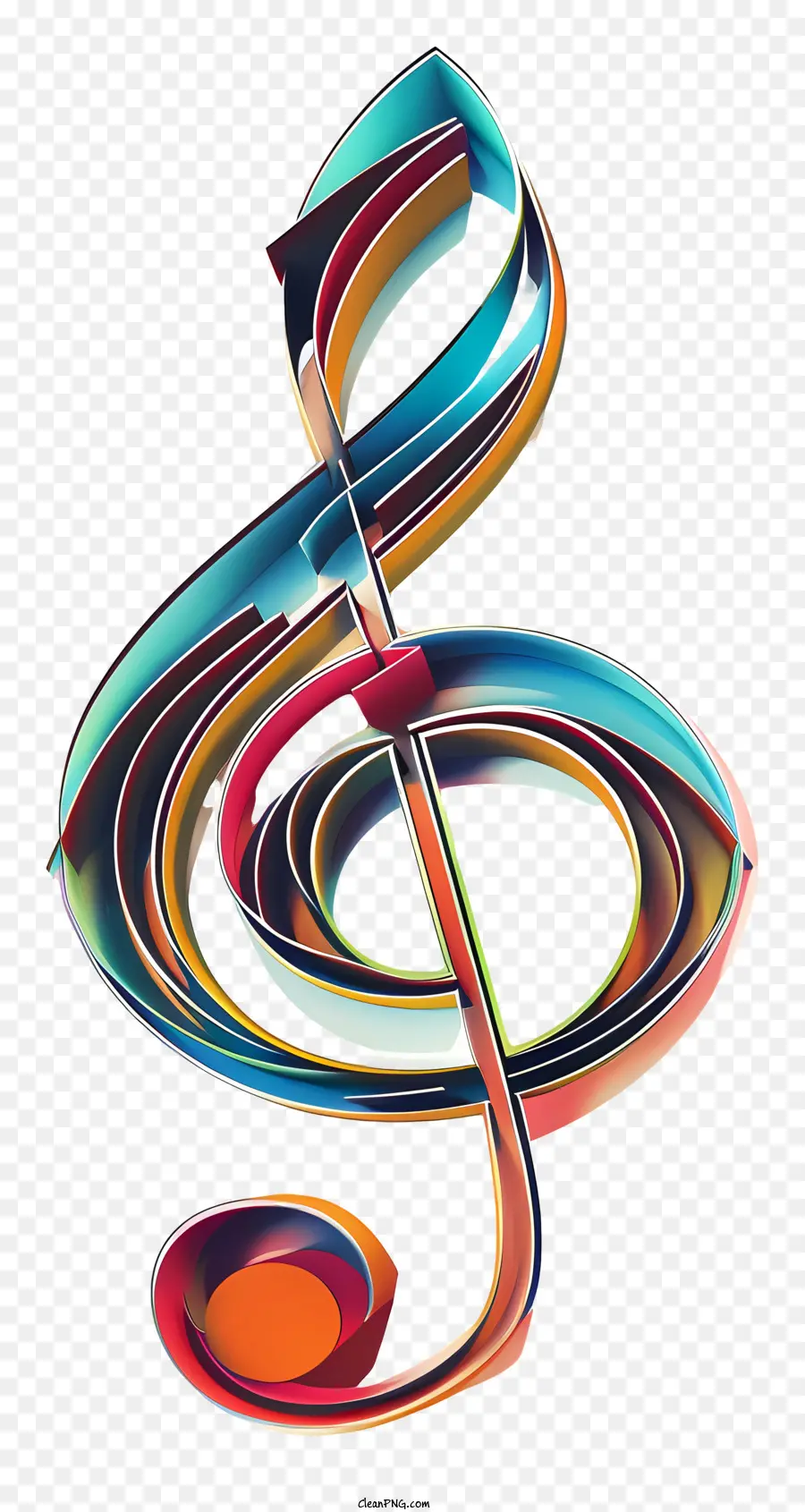 Notas Musicais，A Arte Abstrata PNG