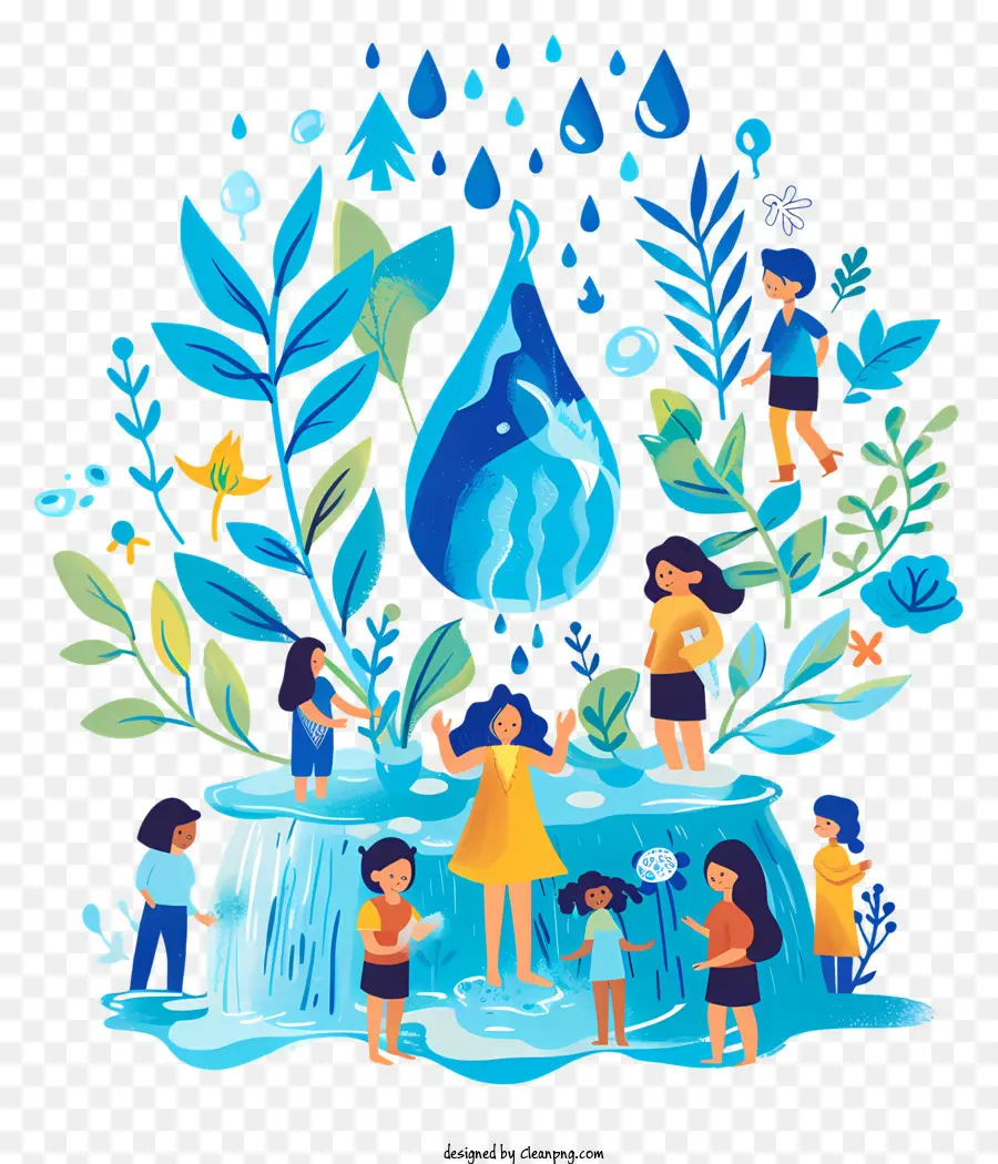 Dia Mundial Da água，Cachoeira PNG
