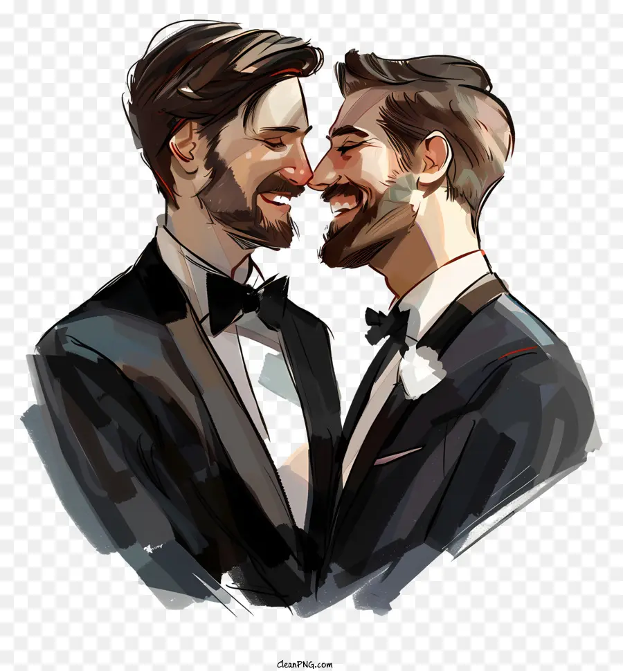 Quadro De Casamento Lgbt，Desgaste Formal Masculino PNG