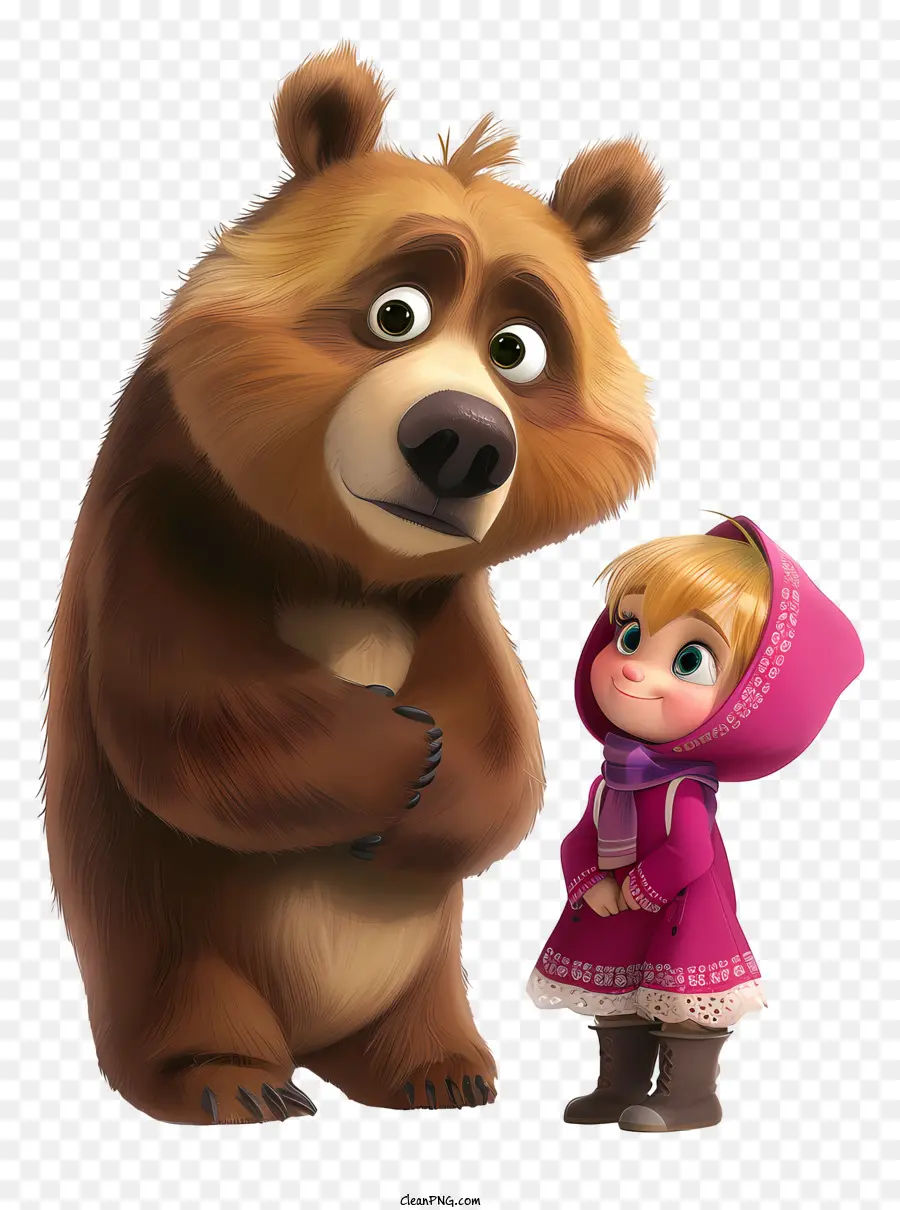 Masha E O Urso，Menina PNG