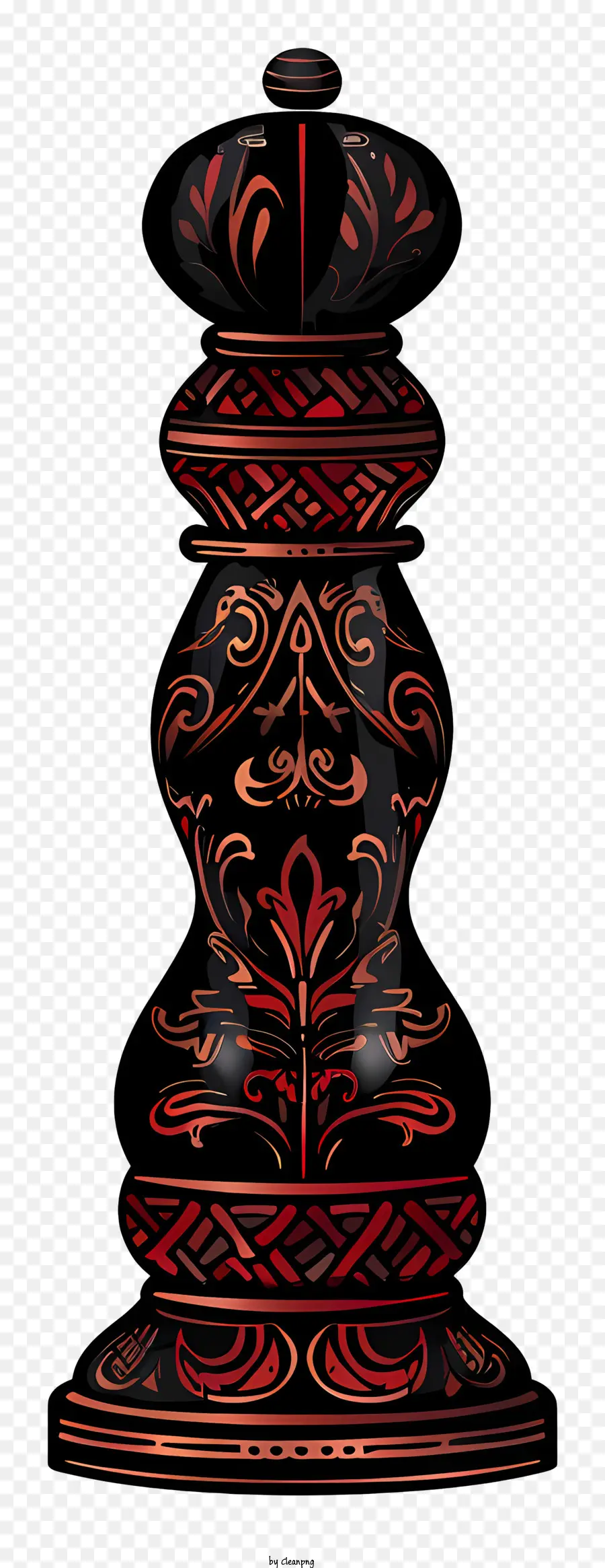 Pimenta Shaker，Peça De Xadrez Ornamentada PNG