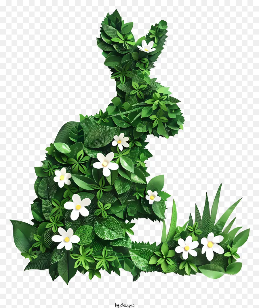 Coelho，Coelho Planta Verde PNG